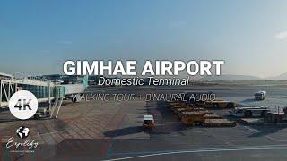 4K 60FPS Gimhae International AirportPUS - Domestic Terminal - Busan South Korea Airport tour