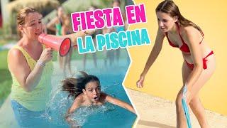 Primera FIESTA en la PISCINA en familia + Troleada a ÓLIVER  VLOG DE VERANO