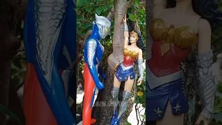 Ultraman Zero Menolong Wonder Woman Tapi Malah Terjatuh #shorts #ultraman #lucu #funny