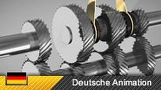 Schaltgetriebe  Fahrzeuggetriebe - Funktion und Aufbau Animation