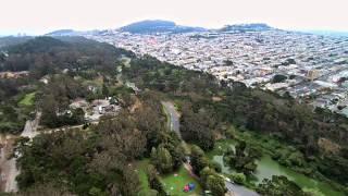 Aerial Views of San Franciscos Golden Gate Park