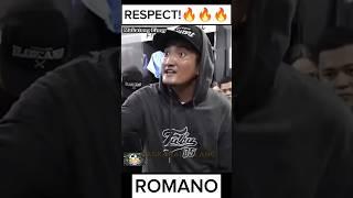 Makatang Pinoy - Respeto sa sinabi nya  ROMANO vs PRINCE RHYME  #rapbattle #romano #shernan