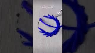 hand embroidery How to sew a hole sewing tricks How to make a hand embroidery sew tricks#shortvideo