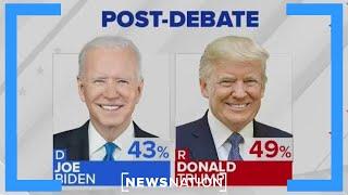 New poll shows Trump leading Biden post-debate  The Hill