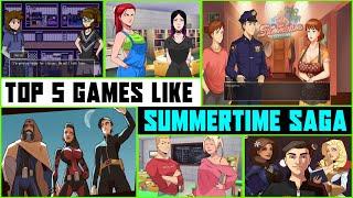 Top 5 Games Like Summertime saga  2024  2D Visual Novel  Part - 5