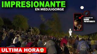 IMPRESIONANTE LA VIRGEN REINA DE LA PAZ se ASOMO MIREN COMO la DESCRIBIERON y CAPTARON EN MEDJUGORJE