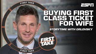  Storytime with Dan Orlovsky  Buying first class ticket for his wife ️  First Take