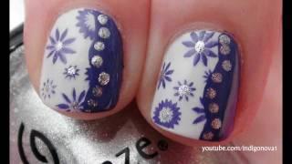 Simple Wavy Bundle Monster Design - Stamping Nail Art Tutorial