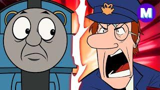 Man vs Train 1 Cartoon Nightmares