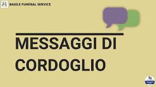 Messaggi di cordoglio alla famiglia