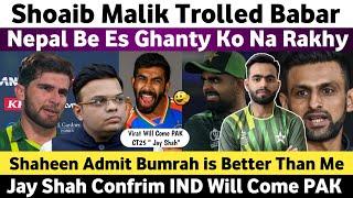 Big News  Jay Shah Confirm India Will Come For CT25  Shaheen Afridi Admit Bumrah is Better Than Me