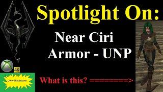 Skyrim SE mods - Spotlight On Near Ciri Armor - UNP