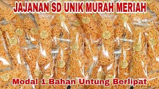 JAJANAN SD UNIK MURAH MERIAH 1000an CUMA 1 BAHAN  IDE JUALAN MODAL KECIL UNTUNG BESAR