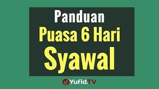 Panduan Puasa 6 Hari Syawal - Poster Dakwah Yufid TV