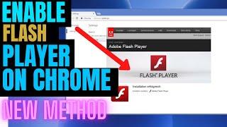 How to Enable Adobe Flash Player on Chrome 2024  Easy