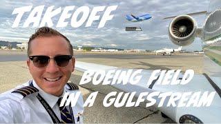 Flying out of Boeing Field in the Gulfstream  PART 2