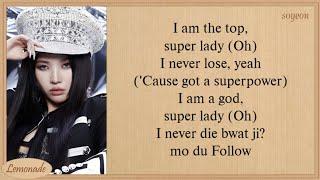 GI-DLE Super Lady Easy Lyrics