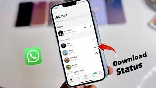 How to download WhatsApp Status in iPhone  Save WhatsApp Status Videos in iOS