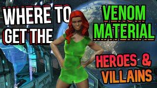 DCUO Where To Get The Venom Material For Heroes And Villains