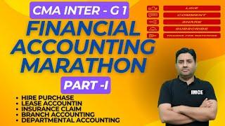 CMA Inter   Financial Accounting Marathon - Part 1