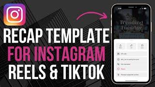 2023 Recap Template for Instagram Reels & TikTok