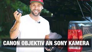 CANON OBJEKTIV AN SONY KAMERA BENUTZEN 