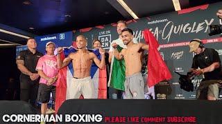 YANKIEL RIVERA VS CHRISTIAN ROBLES WEIGH IN & FACE-OFF AHEAD OF FLYWEIGHT BOUT @ MSG