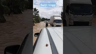 Banjir jalan Kariangau area Golf 9 Agustus 2024 #banjir #balikpapan #kariangau