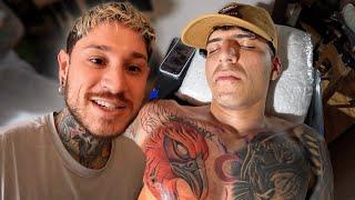 ME DESMAYO O ME DUERMO? MAX RODRIGUEZ  viene a TATUARME a mi CASA