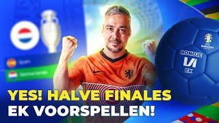  HALVE FINALES EK 2024 VOORSPELLEN met BAS & SULEY