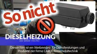 Dieselheizung so bitte nicht