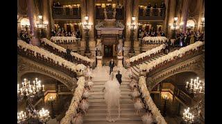 Watch this breathtaking bridal entrance at Opera garnier Paris 