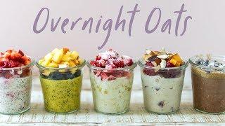 OVERNIGHT OATS 5 Ways NEW Back to School  HONEYSUCKLE