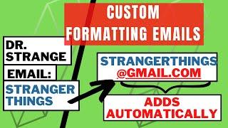 Custom Formatting Text in Excel  Automatic Emails #shorts #excel
