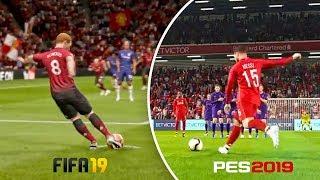 FIFA 19 vs PES 19 ● BEST FREE KICK GOALS