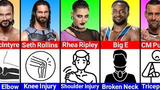 WWE Wrestlers Injury Report 2024
