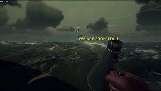 Meeting the Italians in Sea of Thieves