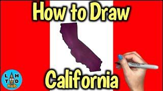 How to Draw California  Drawing Tutorial