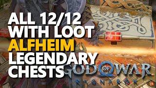 All Alfheim Legendary Chests God Of War Ragnarok