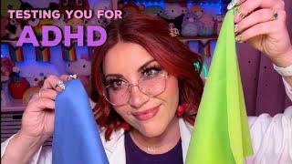 ASMR ••• Testing you for ADHD until you fall asleep 