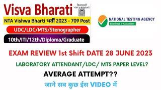 Exam review visva bharati university l visva bharati recruitment l