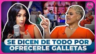 CARO BRITO Y LOURDES TV SE DICEN DE TODO AL AIRE POR OFRECERLE GALLETAS