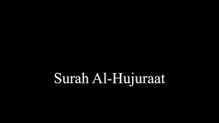 Surah Al-Hujuraat 49 The Apartments