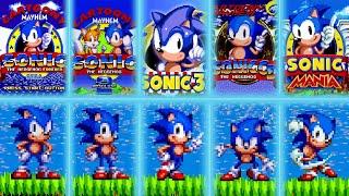 Evolution of Sonic Cartoony Mayhem Mods - Sonic Games Collection