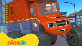 Garbage Truck Blaze Races For the Last Garbage Bag ️ Blaze and the Monster Machines  Nick Jr.