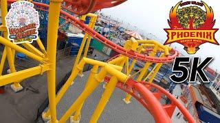 Phoenix Front Row 5K POV Vekoma Suspended Family Coaster