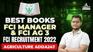 Best Books for FCI Manager & FCI AG 3  FCI Recruitment 2022  Agriculture Adda247 By Sandeep Samal