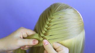 Коса рыбий хвост  Воздушная коса Очень просто  Hair tutorial Курс плетения кос