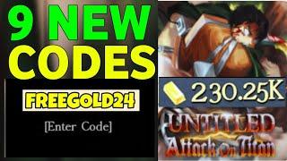 UPDUNTITLED ATTACK ON TITAN ROBLOX CODES JUNE 2024 - UNTITLED ATTACK ON TITAN CODES 2024