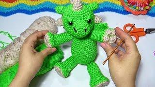 Dragoncito  Tejido a Crochet Paso a Paso Completo